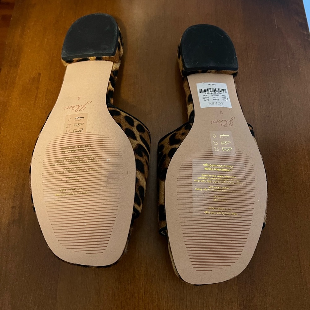 J Crew Leopard Print Sandal - Picture 3 of 4